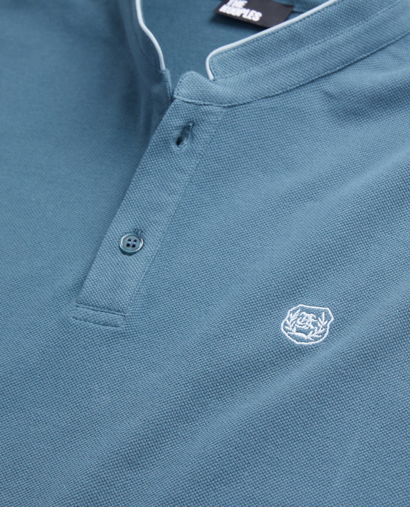 Deep Cotton Polo T-Shirt | Men | Blue Petrol