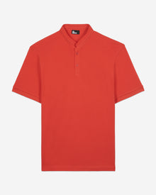 Pique Cotton Polo T-Shirt | Men | Red