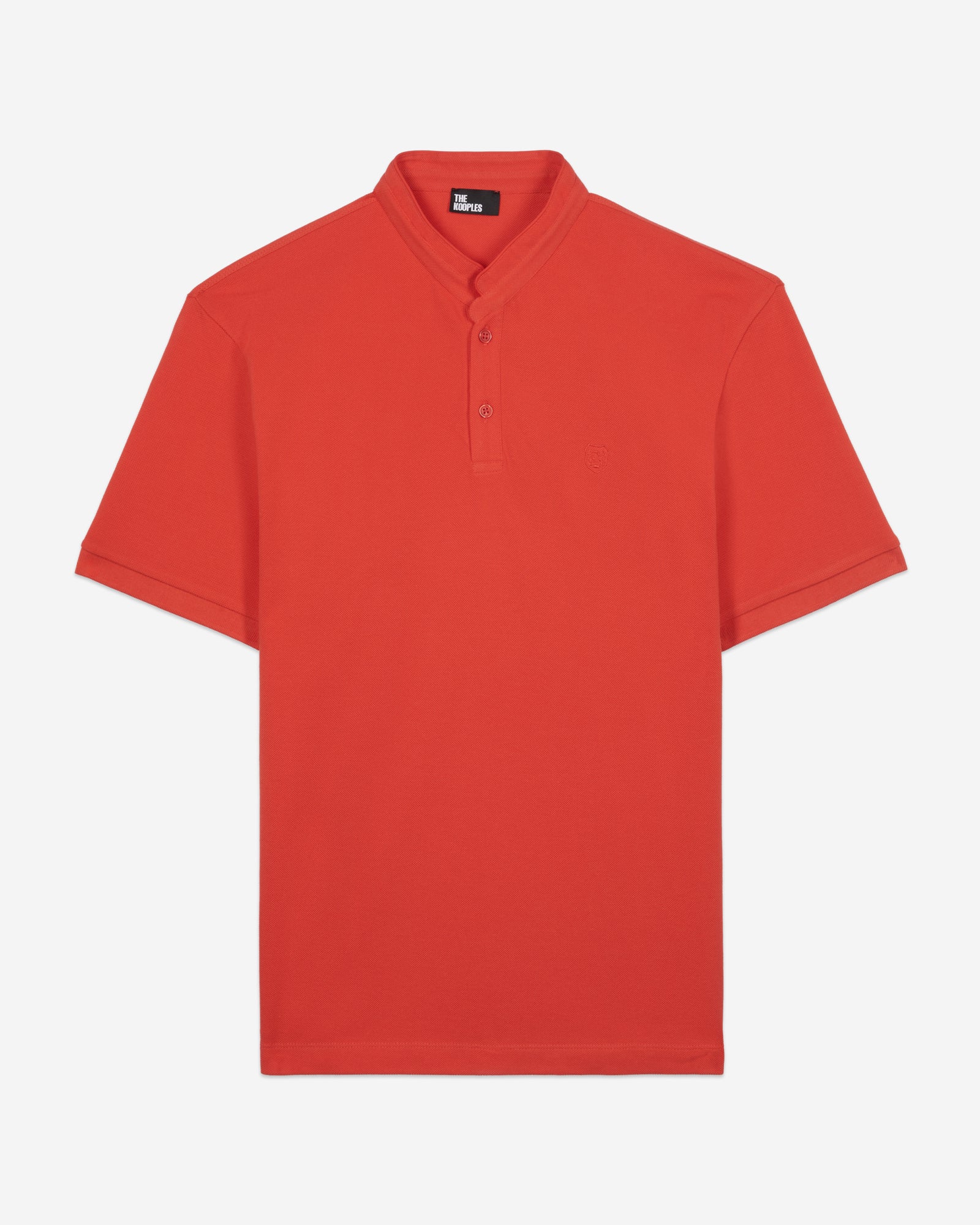 Pique Cotton Polo T-Shirt | Men | Red