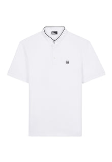 Pique Cotton Polo T-Shirt | Men | White