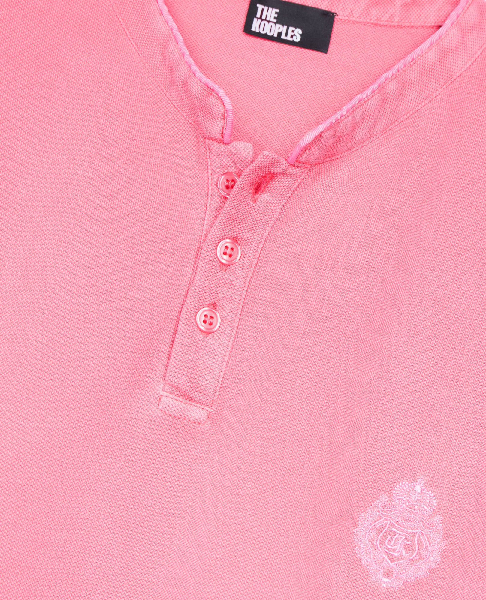 Piqué Cotton Polo T-Shirt | Men | Sweet Pink