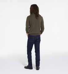 Green Merino Sweater | Men | Algue