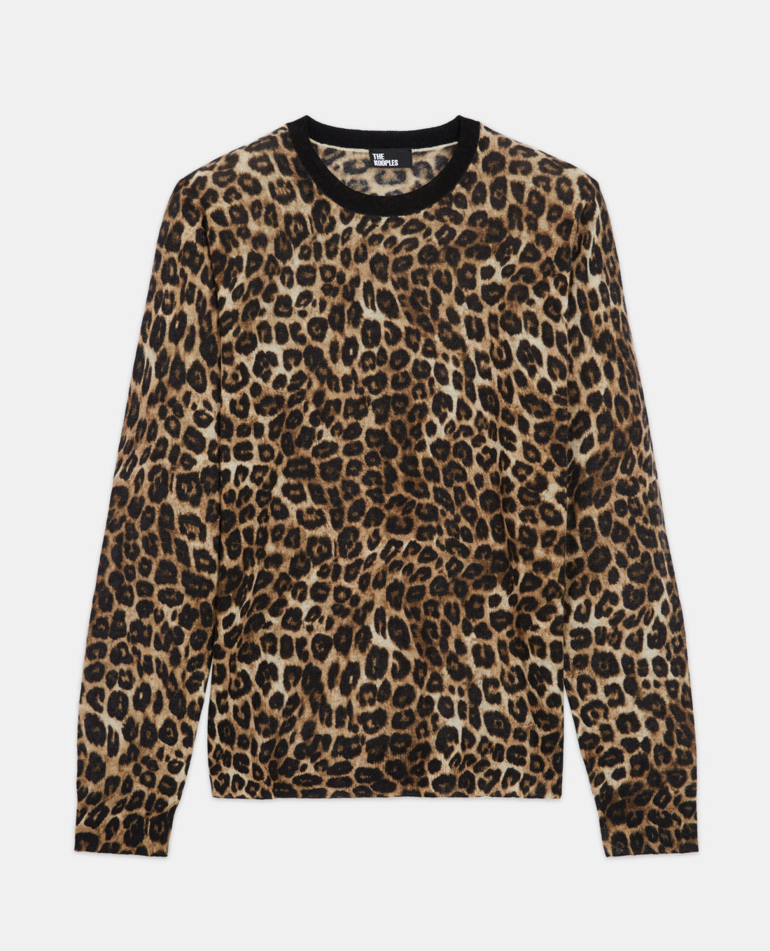 Print Cashmere Sweater | Men | Leopard