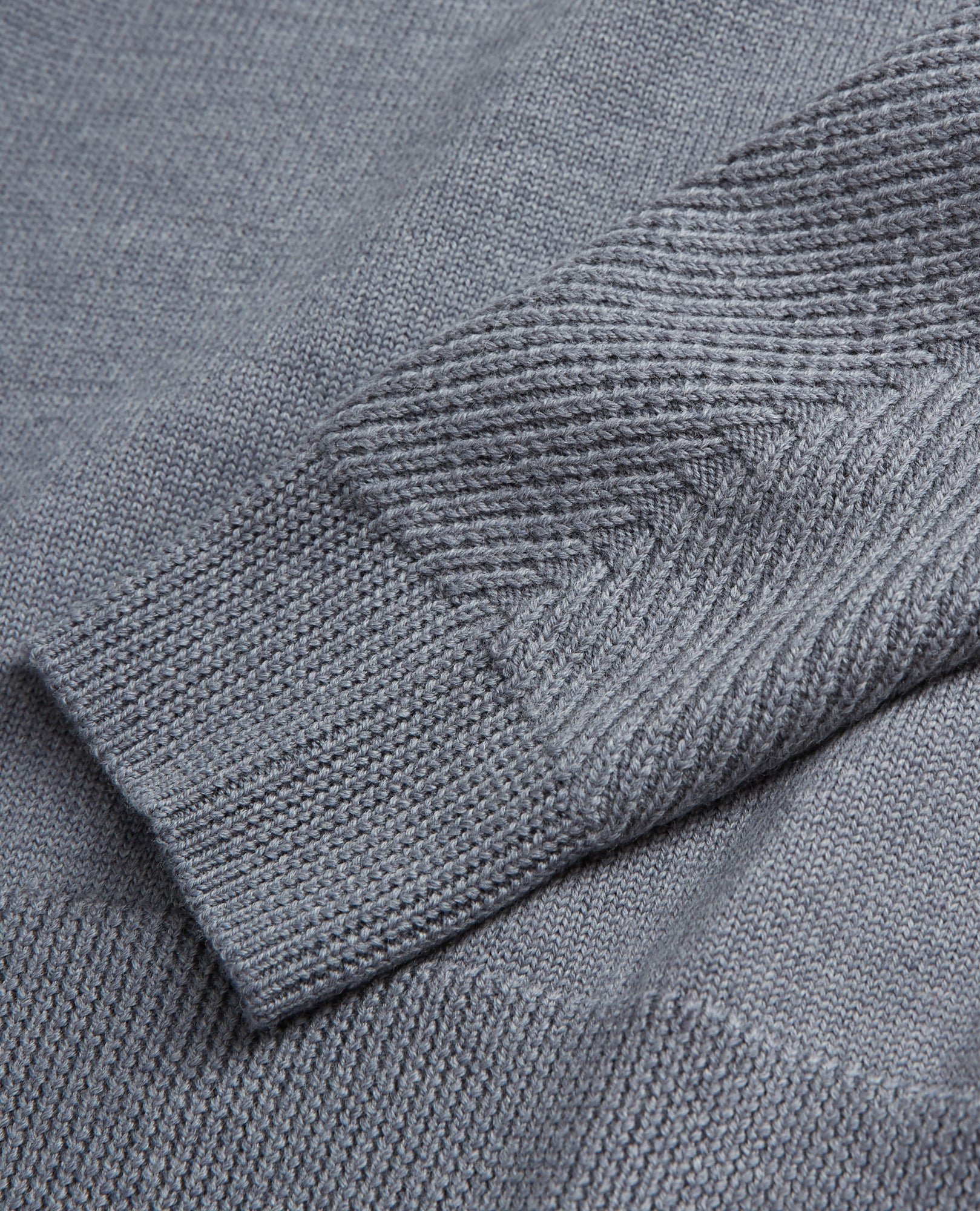 Gray Wool Sweater | Men | Middle Grey