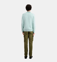 Green Knit Polo T-Shirt | Men | Ocean