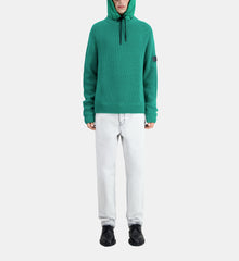 Ribbed Knit Sweater | Men | Green