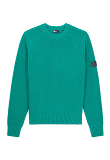 Ribbed Knit Sweater | Men | Green