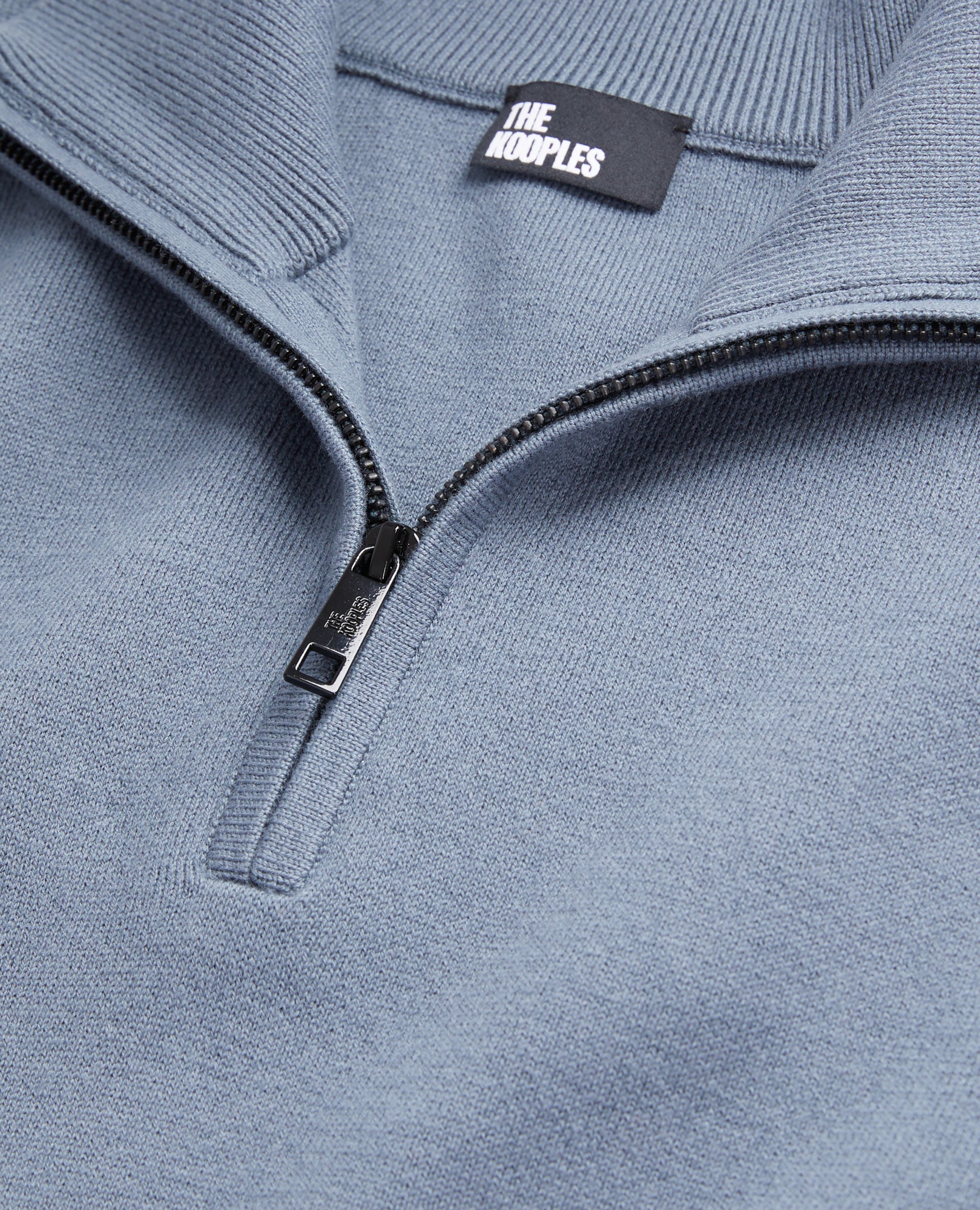 Sweater With Debossed Logo | Men | Blue Grey