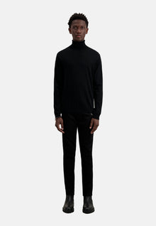 Merino Wool Sweater | Men | Black