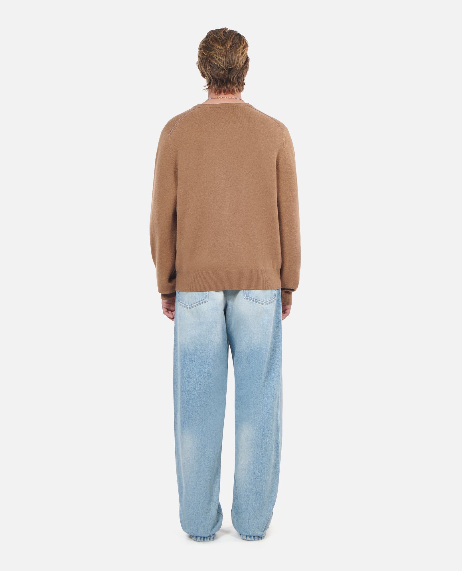 Cashmere Sweater | Men | Dark Camel