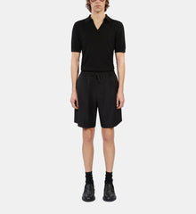 Wool Bermuda Shorts | Men | Black