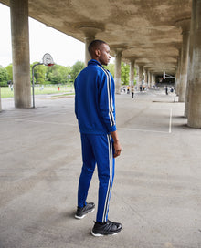 Sportswear Jacket Two-Tone Bands | Men | Electric Blue