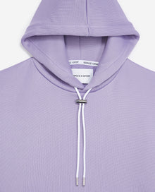 Sweatshirt With Printed Hood | Men | Purple