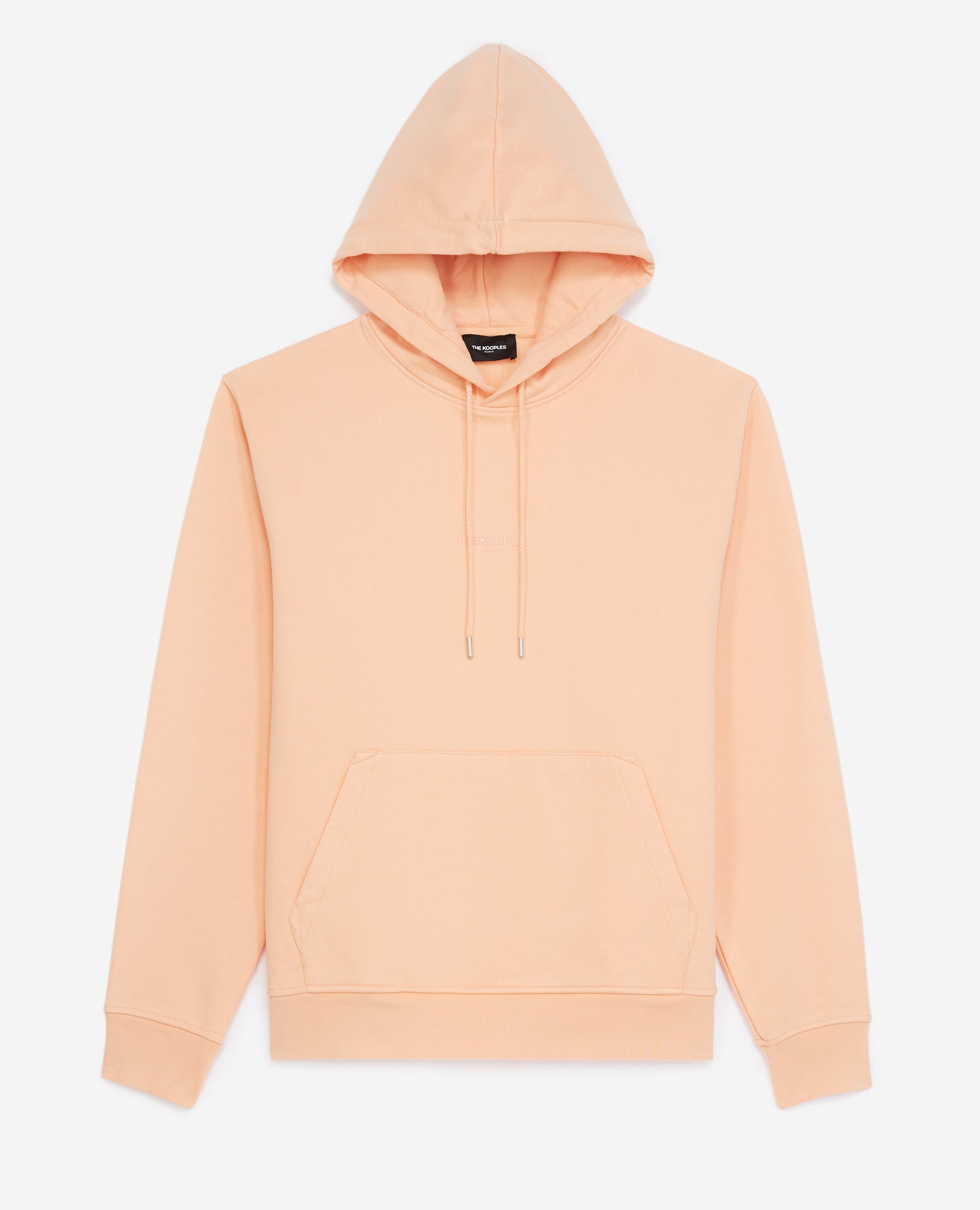 Coral Hoodie With Logo In Middle | Men | Prairie Sunset