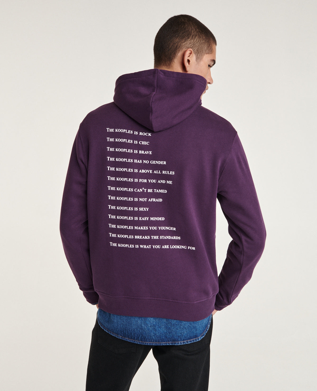 Sweatshirt With Screen Print What Is | Men | Purple