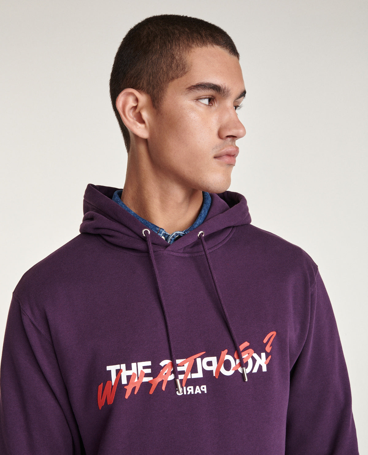 Sweatshirt With Screen Print What Is | Men | Purple