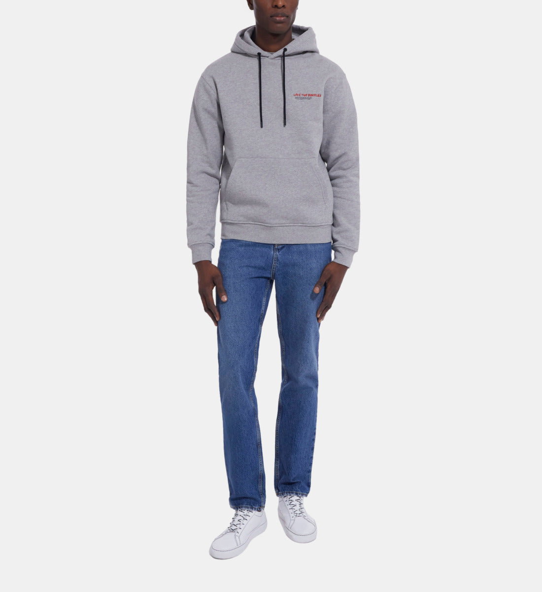 I Love Kooples Gray Sweatshirt | Men | Grey Melange