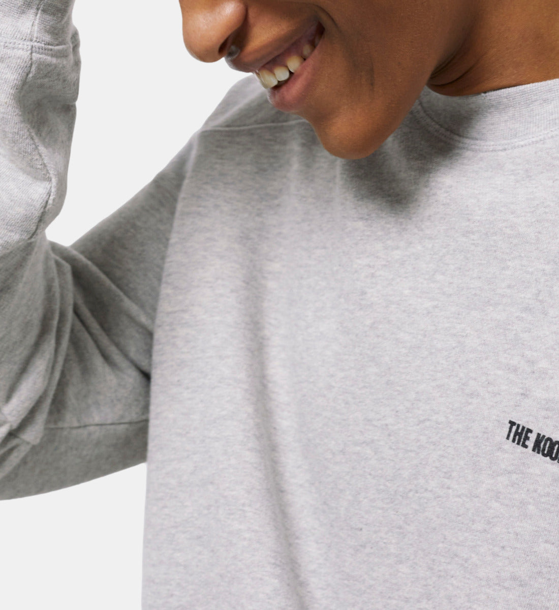 Light Gray Sweatshirt With Logo | Men | Gris Clair