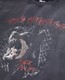 Sweatshirt With Barking Dog Serigraphy | Men | Black Washed