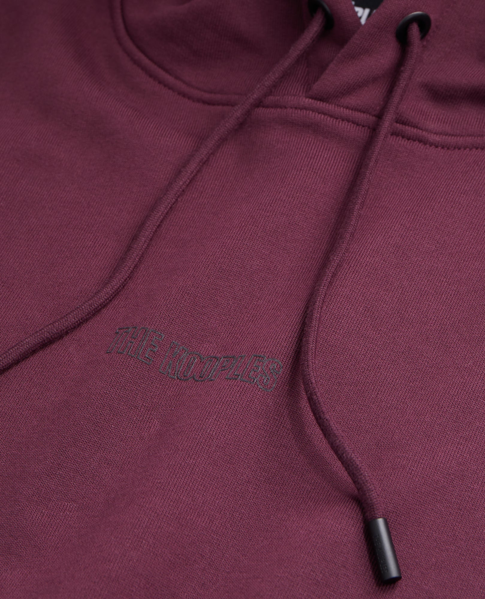 Burgundy Hoodie With Logo | Men | Bordeaux