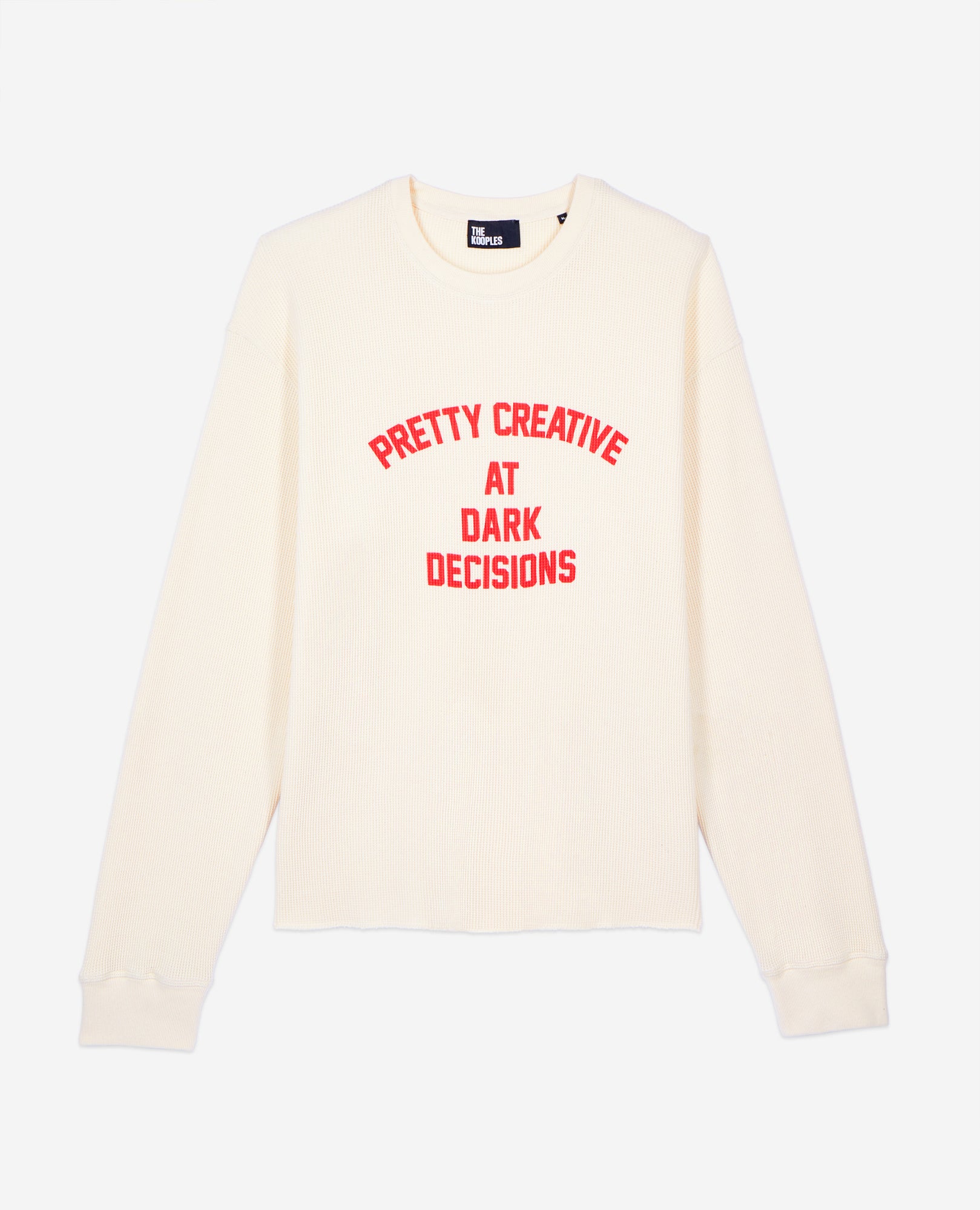 Pretty Creative Serigraphy Sweatshirt | Men | Ecru