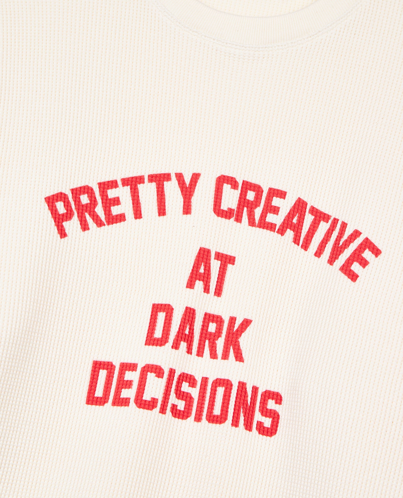 Pretty Creative Serigraphy Sweatshirt | Men | Ecru