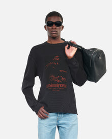 Kooples Fever Serigraphy Sweatshirt | Men | Black Washed