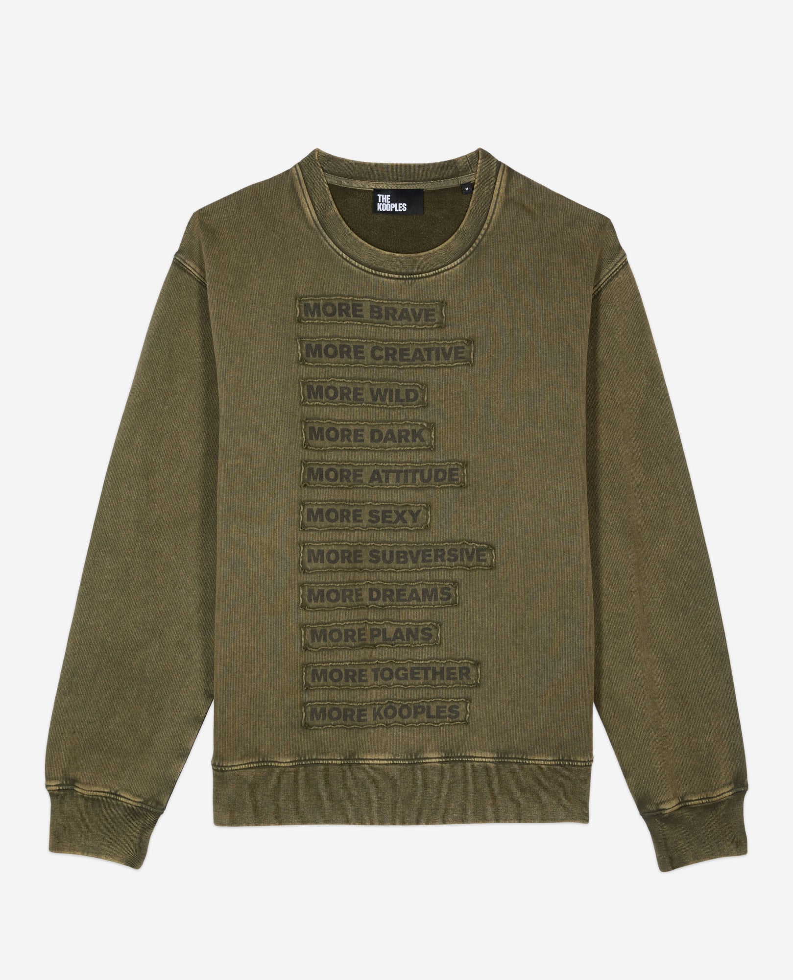 Khaki Patch Sweatshirt | Men | Olive Night