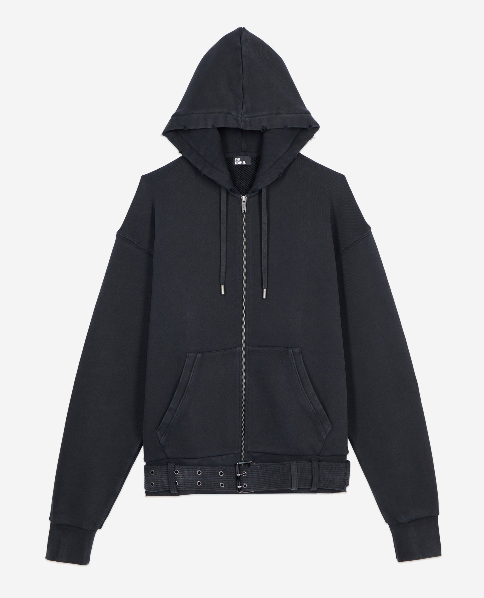 Hoodie | Men | Black Washed