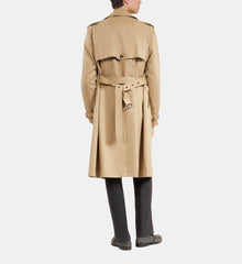 Long Trench Coat | Men | Beige