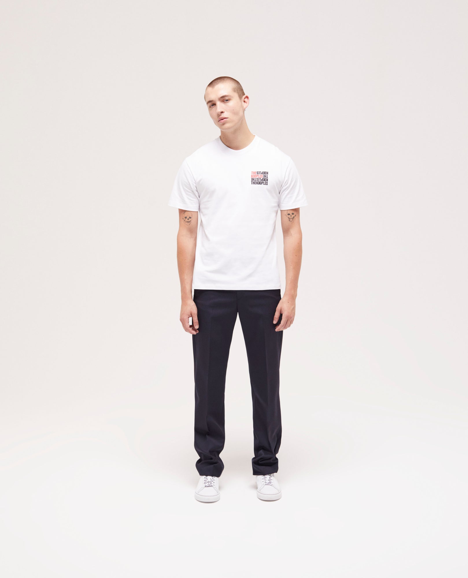 The Kooples Logo T-Shirt | Men | White