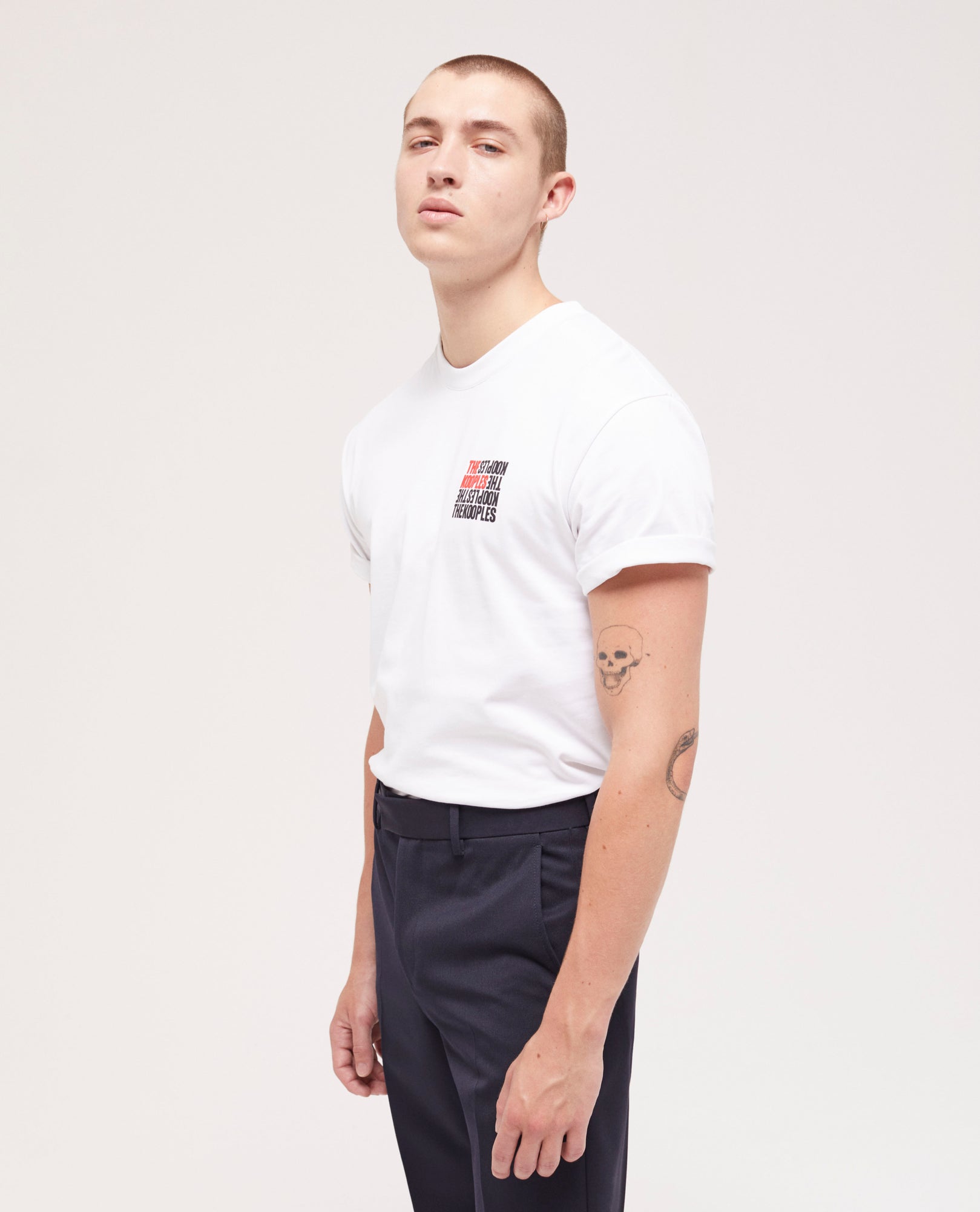 The Kooples Logo T-Shirt | Men | White