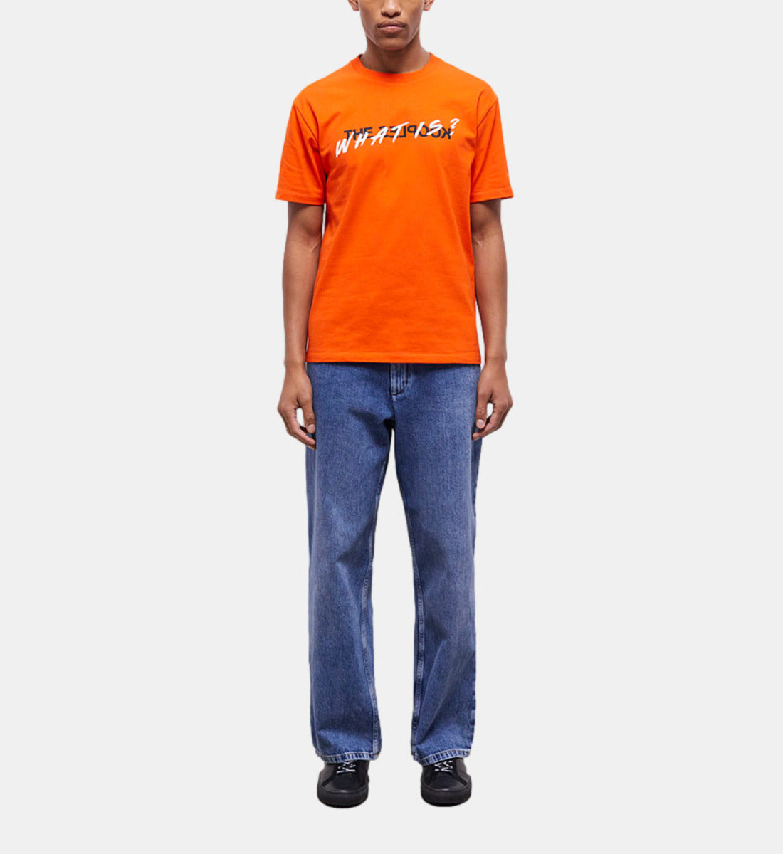 Orange What Is T-Shirt | Men | Pumpkin