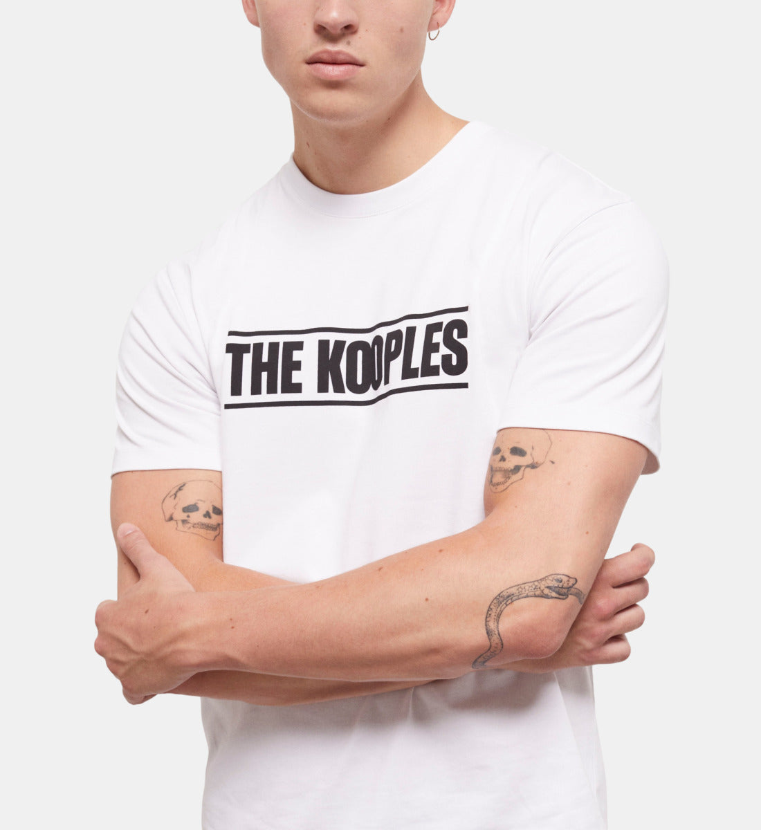 The Kooples Logo T-Shirt | Men | White