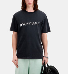 What Is T-Shirt | Men | Black Washed