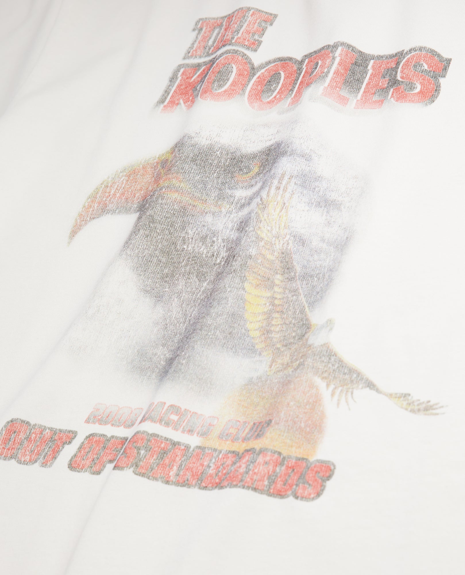 T-Shirt With Eagle Serigraphy | Men | Ecru