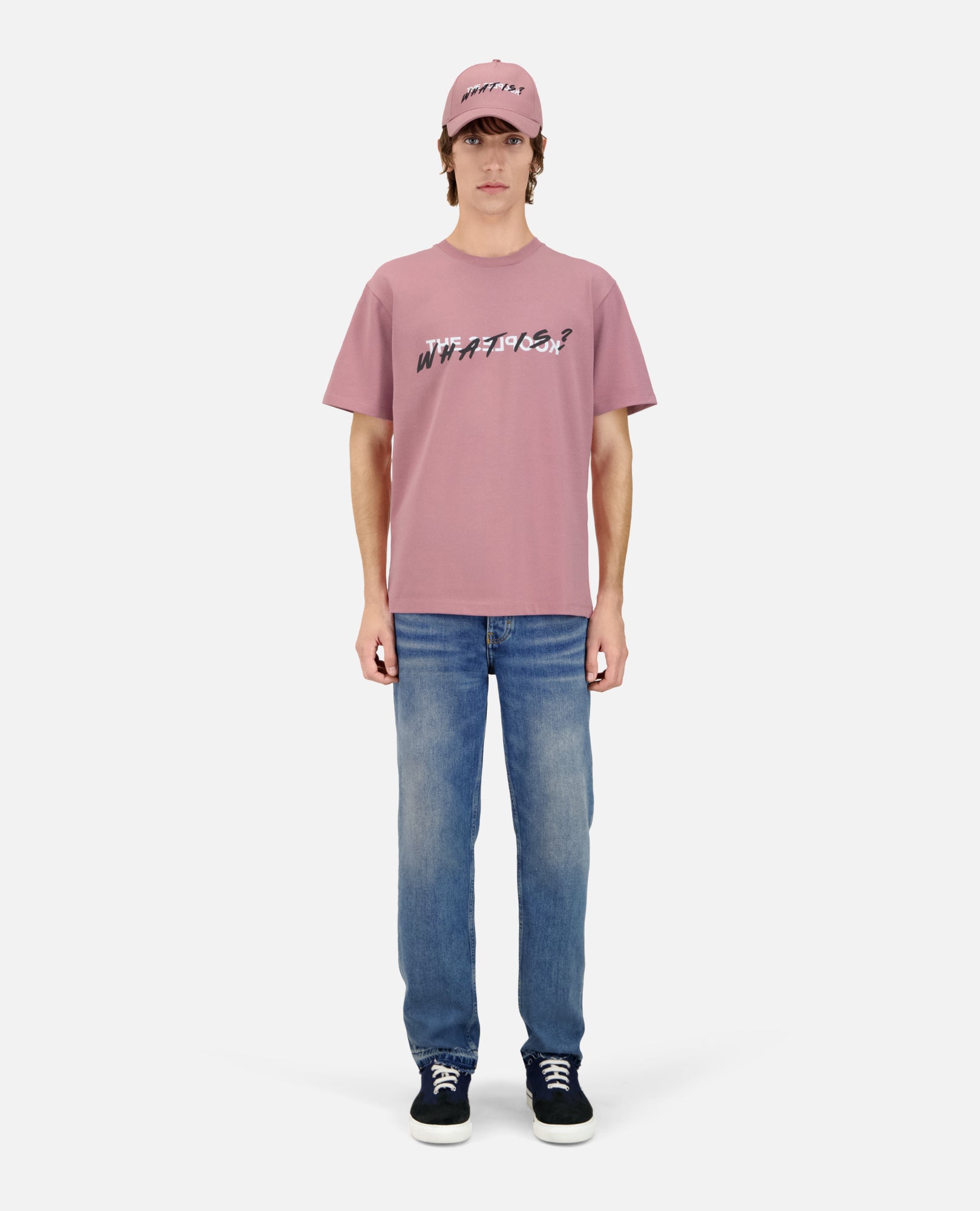 Lilac What Is T-Shirt | Men | Pink Wood