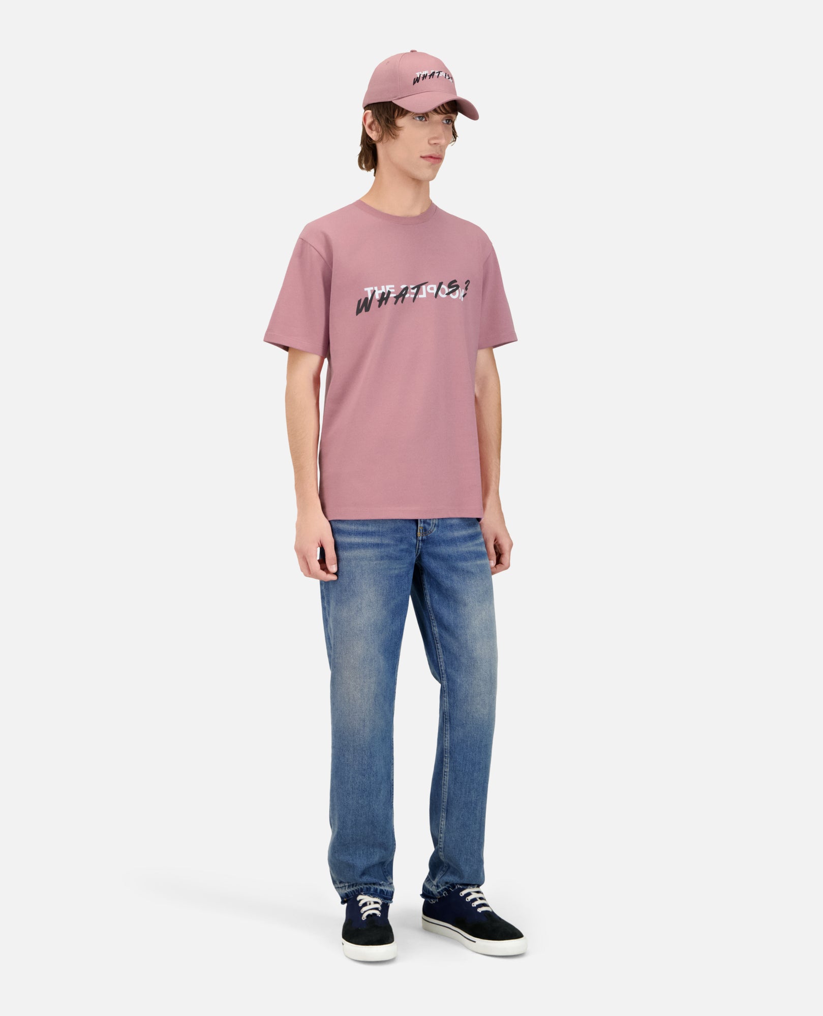 Lilac What Is T-Shirt | Men | Pink Wood