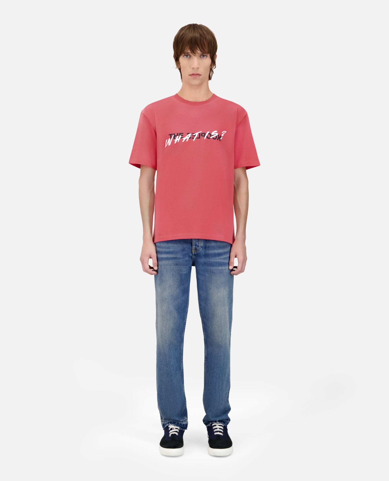 What Is T-Shirt | Men | Retro Pink