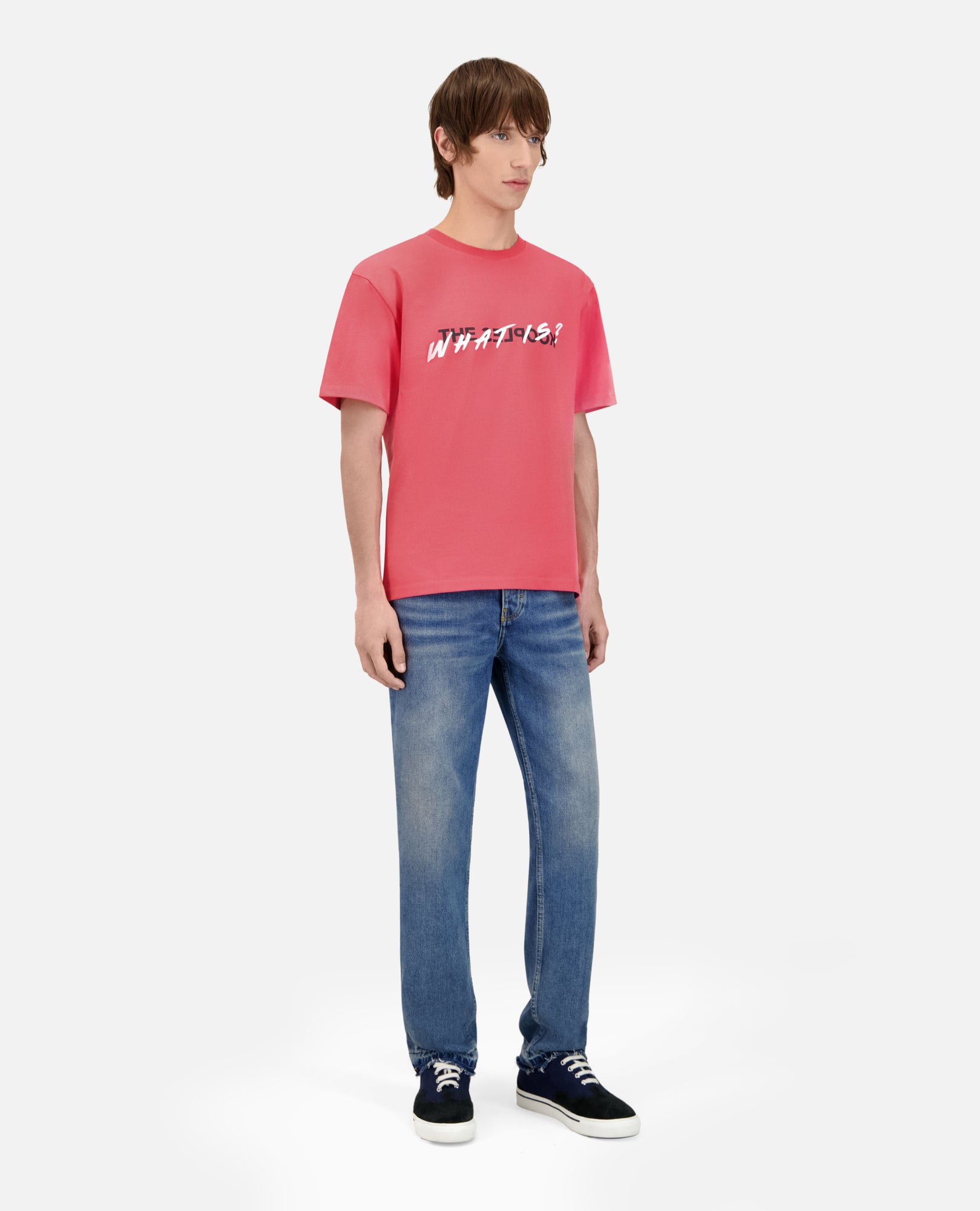 What Is T-Shirt | Men | Retro Pink