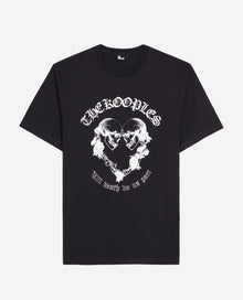 T-Shirt With Skull Heart Serigraphy | Men | Black