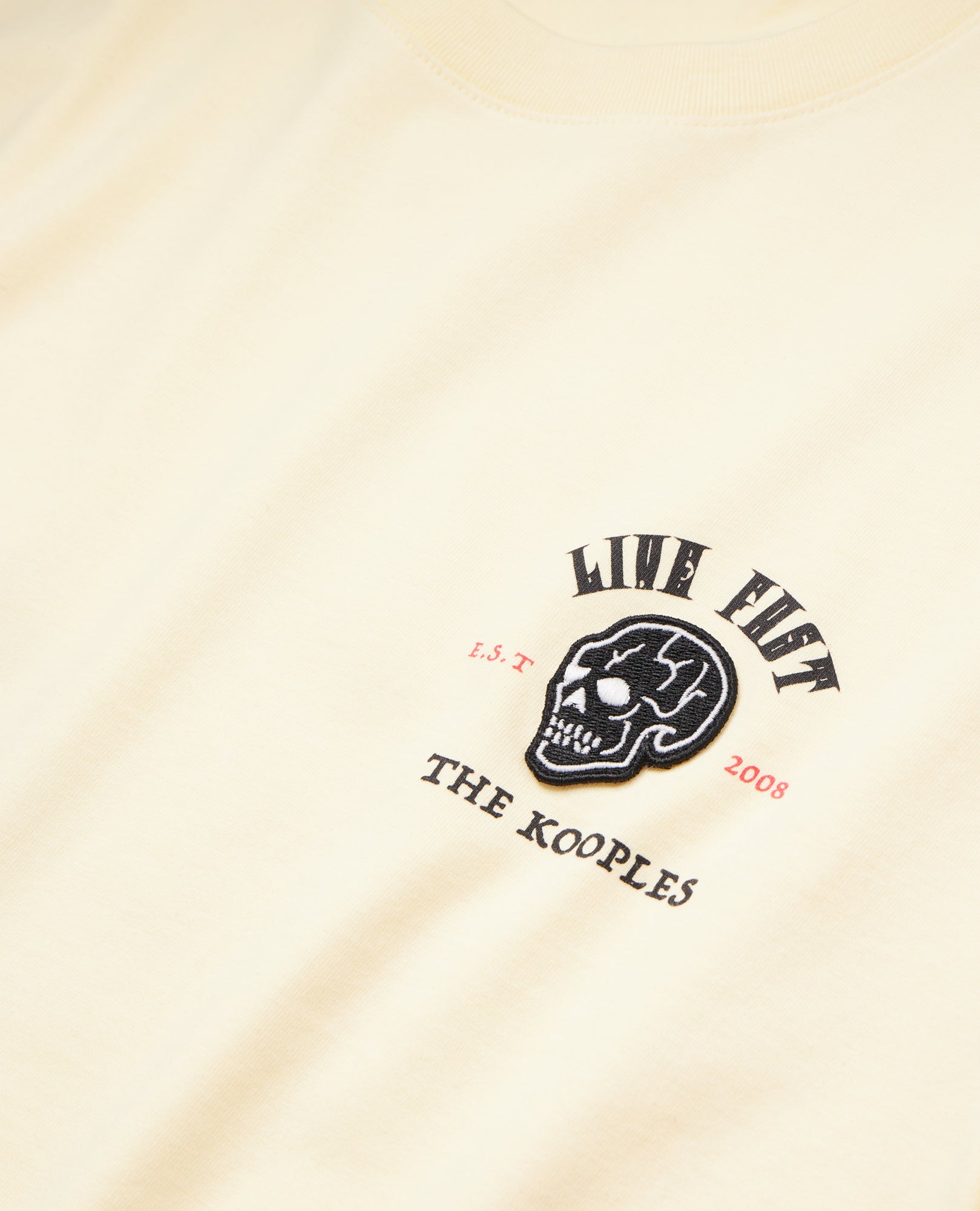 Live Fast T-Shirt | Men | Light Yellow