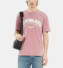 Light T-Shirt With Silverlake Serigraphy | Men | Pink Wood