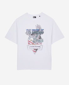 T-Shirt With Chaos Eagle Serigraphy | Men | White