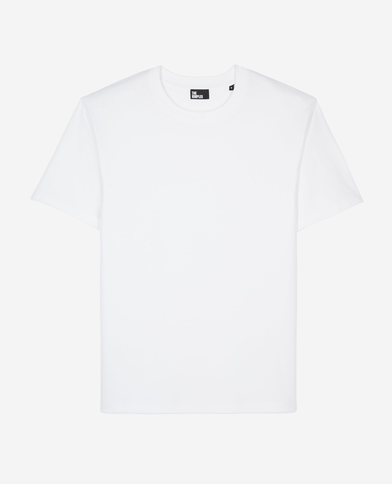 T-Shirt With Logo Embroidery | Men | White