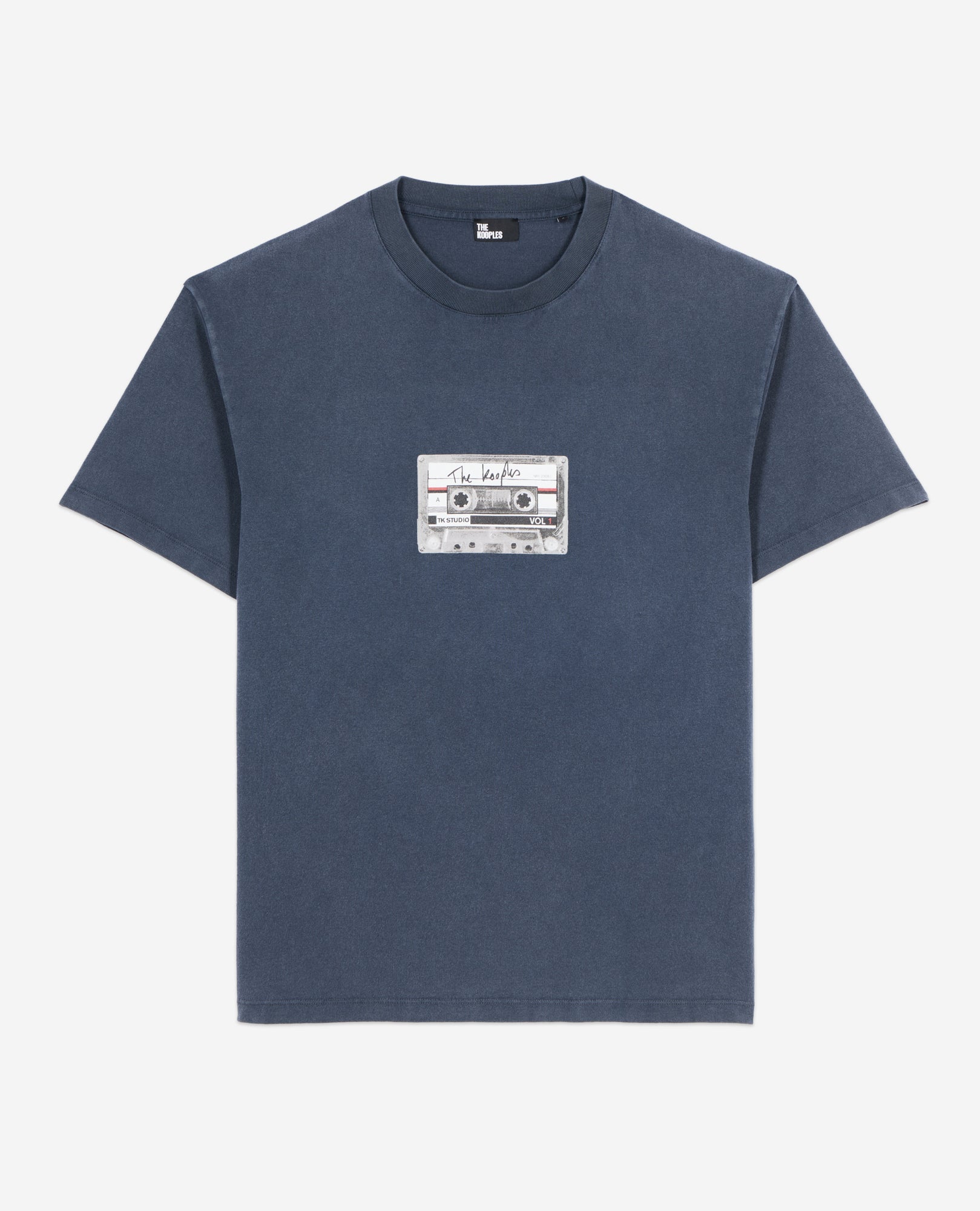 Blue Screen Printed T-Shirt | Men | Carbone