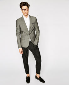 Suit Jacket | Men | Grey Black