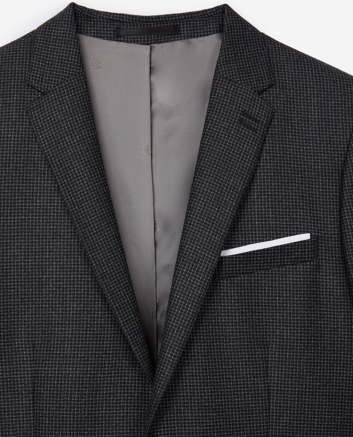 Faded Wool Suit Jacket | Men | Black Grey