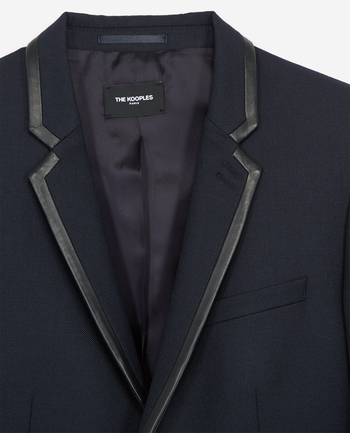 Midnight Blue Wool Blazer | Men | Dark Navy