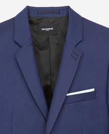 Slim-Fitting Formal Blue Wool Jacket | Men | Navy